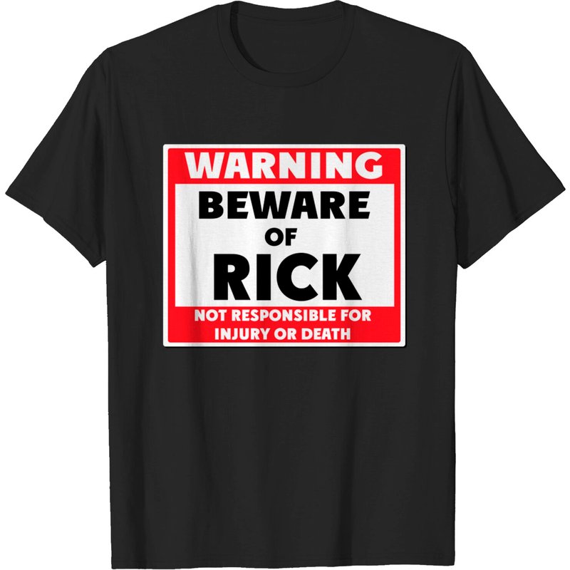 Beware Of Rick - T-shirt pour hommes Rick