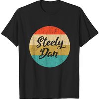 T-shirt pour hommes Vintage Steely Dan en noir — T-shirts pour hommes