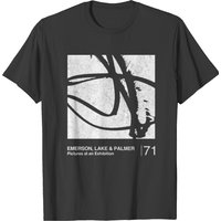 T-shirt graphique minimaliste ELP pour hommes