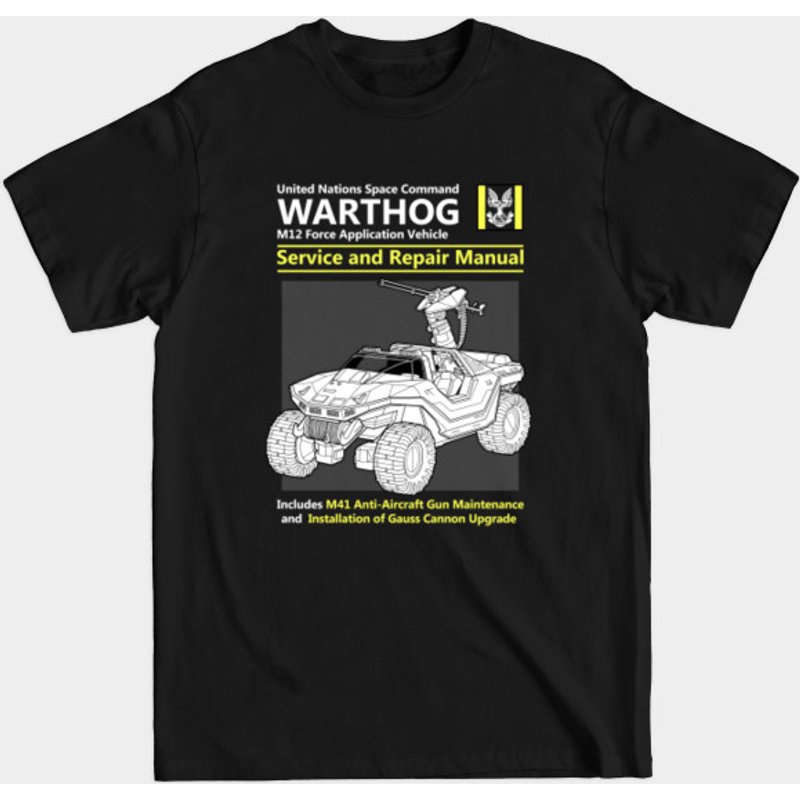 Manuel de service et de réparation Warthog - T-shirt Halo pour hommes — T-shirts pour hommes