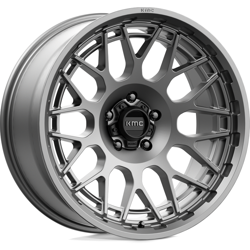 KMC Wheel KM722 Technic Gunmetal 20x9 6x139.7 Bolt Pattern Rims