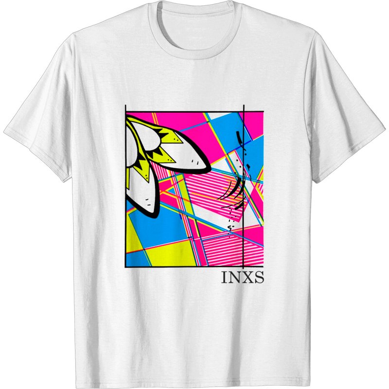 INXS 80s Aesthetic Design Men's T-Shirt — Mens T Shirts
