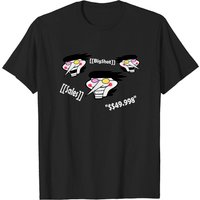 T-shirt Deltarune Spamton pour hommes - Noir