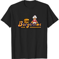 Burger Time Shirt - Burger Time Logo T-Shirt for Men