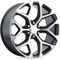 Performance Replicas PR176 Gunmetal Machined Wheels - 22x9 - 6x139.7
