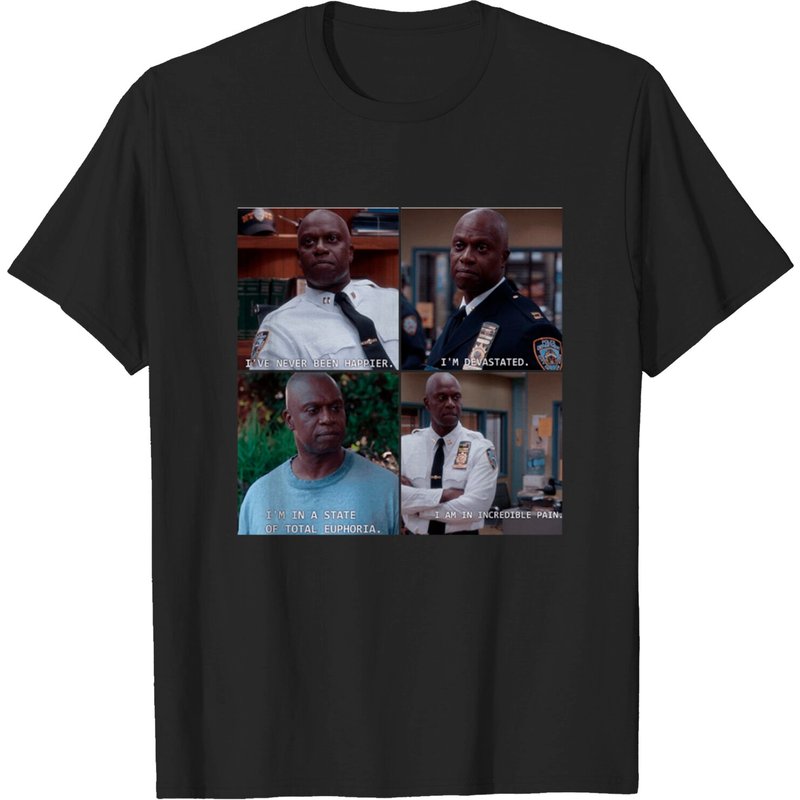 T-shirt Captain Holt's Many Emotions - Brooklyn 99 pour hommes — T-shirts pour hommes