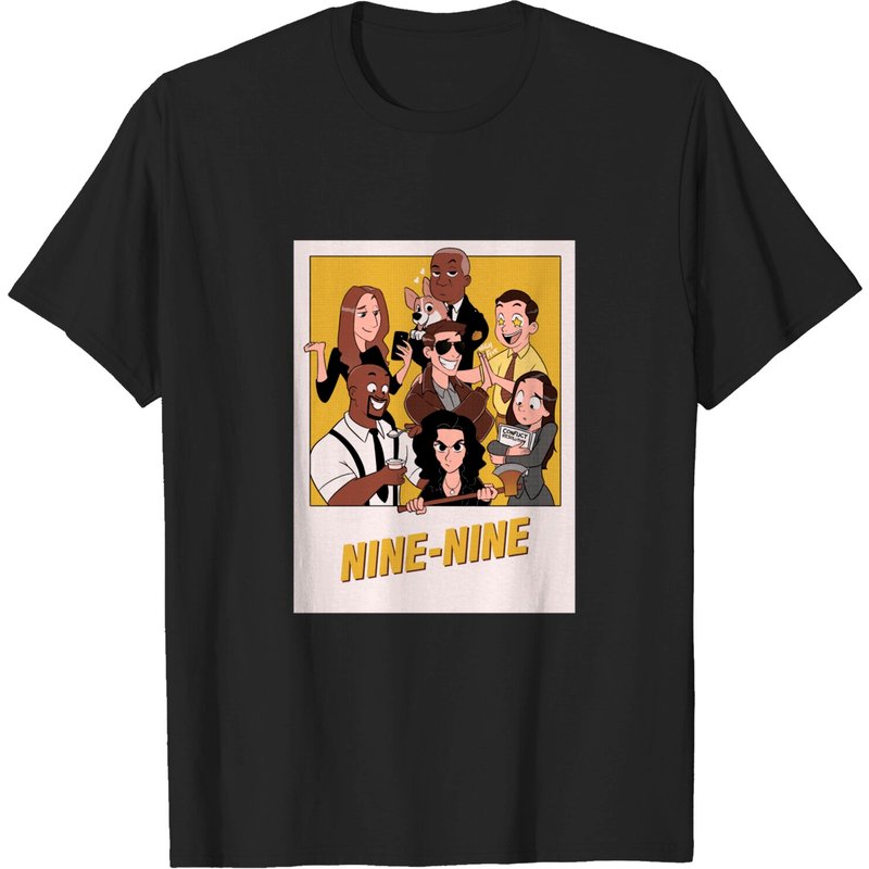 Nine-Nine Brooklyn 99 Men's T-Shirt in Black