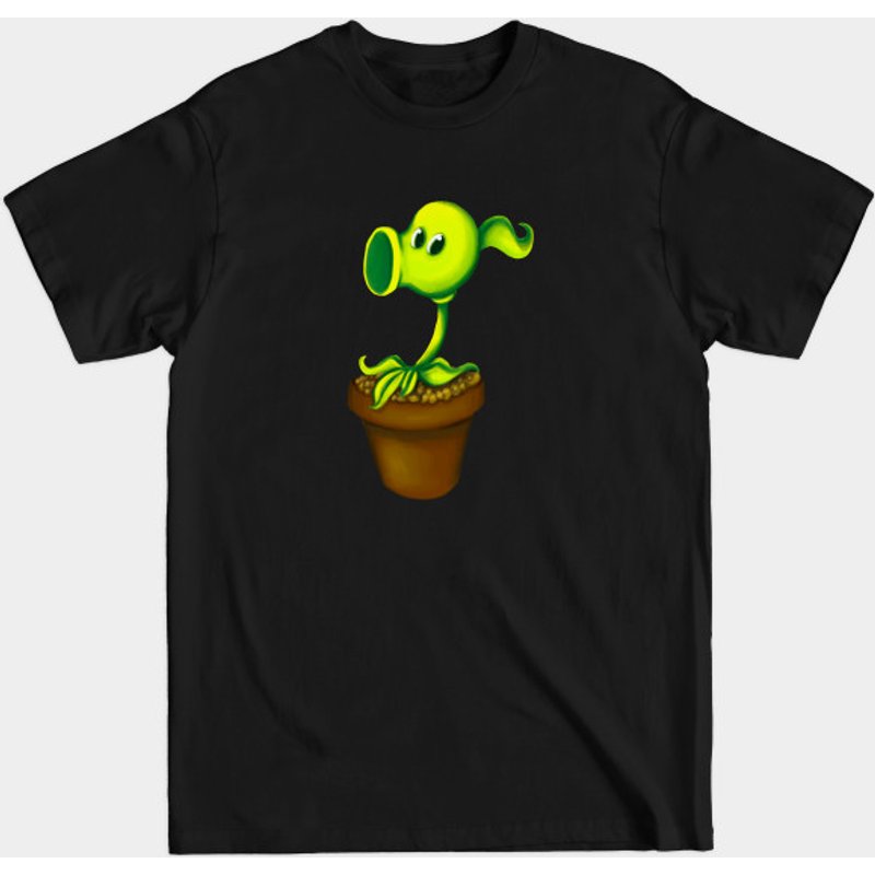 Plants Vs Zombies Peashooter Men's T-Shirt — Mens T Shirts