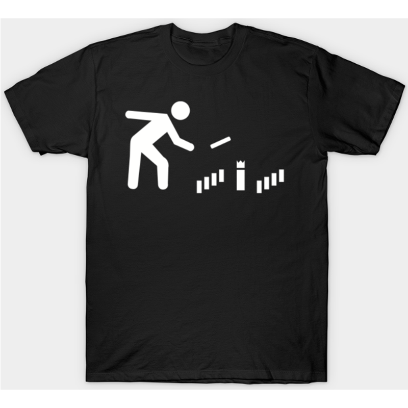 Kubb Men's Black T-Shirt