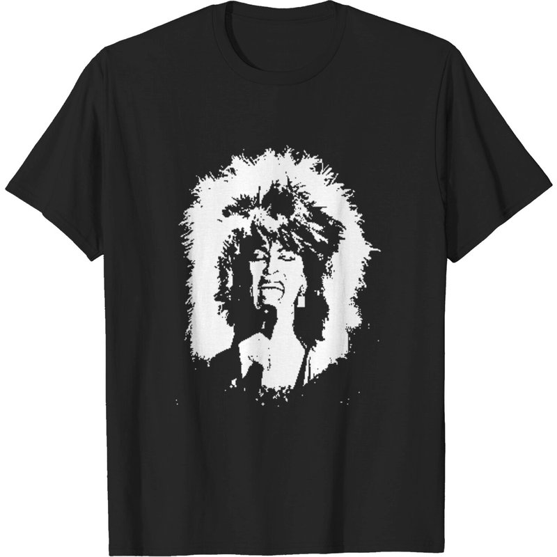 T-shirt pour hommes avec portrait noir et blanc de Tina Turner — T-shirts pour hommes