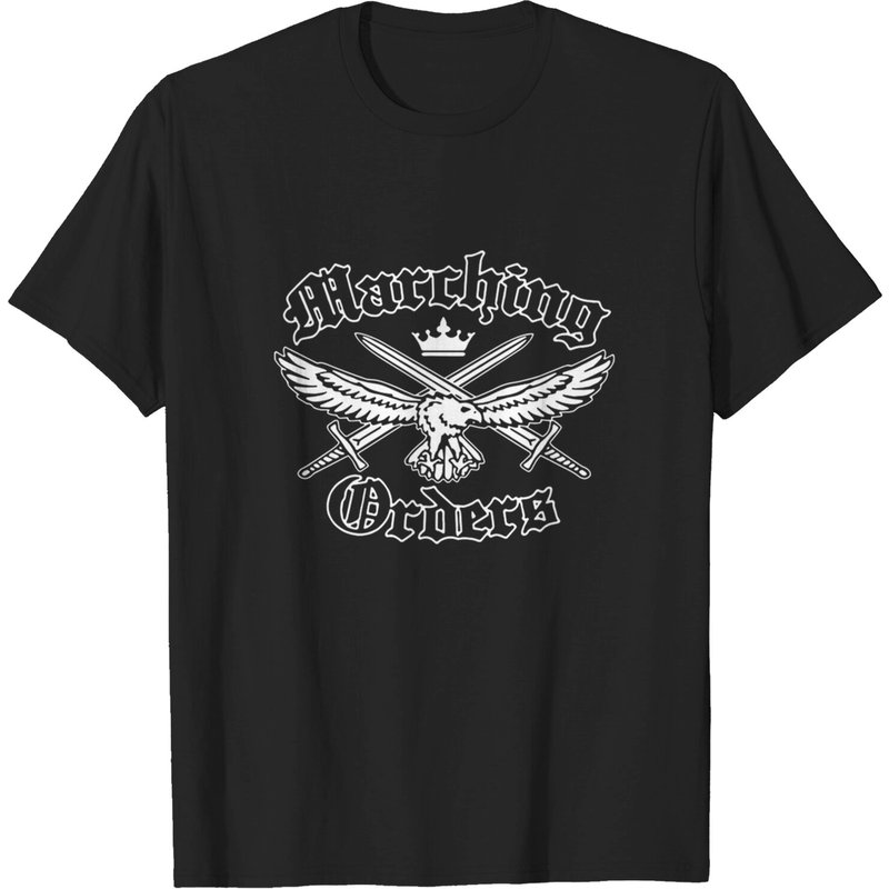 Marching Orders Australian Oi! Skinhead T-Shirt for Men — Mens T Shirts
