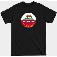 Richmond California USA Men's T-Shirt in Black — Mens T Shirts