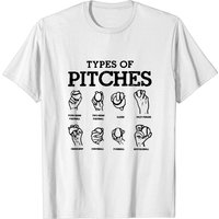 Types of Pitches Baseball Men's T-Shirt
