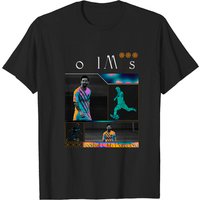 Lionel Messi Men's Black T-Shirt