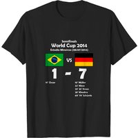 Brazil 1 - Germany 7 2014 Soccer T-Shirt for Men — Mens T Shirts