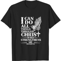 Je peux tout faire par Christ qui me fortifie - T-shirt pour hommes — T-shirts pour hommes