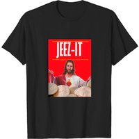T-shirt Jeez-it Jésus-Christ pour hommes en noir — T-shirts pour hommes