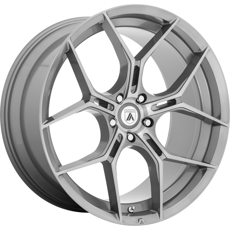 Asanti Black ABL-37 Monarch Titanium Brushed Wheels 20x9 5x114.3 — Wheels & Rims