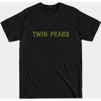 T-shirt pour hommes Twin Peaks Logo Plain - Noir — T-shirts pour hommes