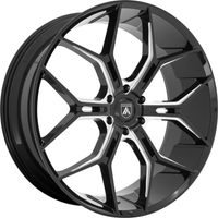 Roues Asanti Black ABL-38 Monarch Truck Gloss Black Milled — Roues et jantes