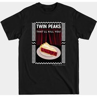 T-shirt pour hommes Twin Peaks en royal — T-shirts pour hommes