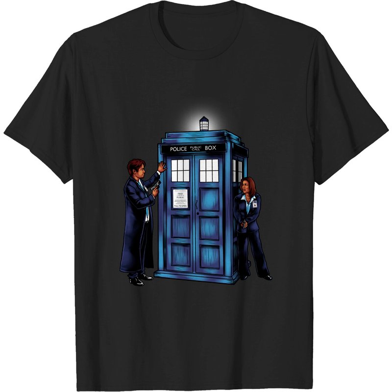 Les Agents ont la Boîte Téléphonique - T-shirt X Files pour Hommes — T-shirts pour hommes