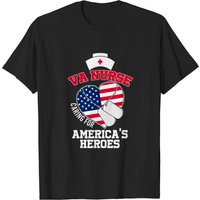 Va Nurse Men's T-Shirt in Black — Mens T Shirts
