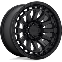 Black Rhino Raid Matte Black Wheels - 17x8.5 - 6x135 Bolt Pattern — Wheels & Rims