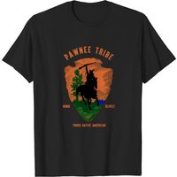 T-shirt Pawnee Tribe Honneur Respect Flèche Vintage
