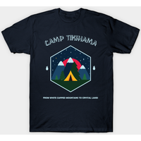 Psych Camp Tikihama Men's T-Shirt in Black — Mens T Shirts