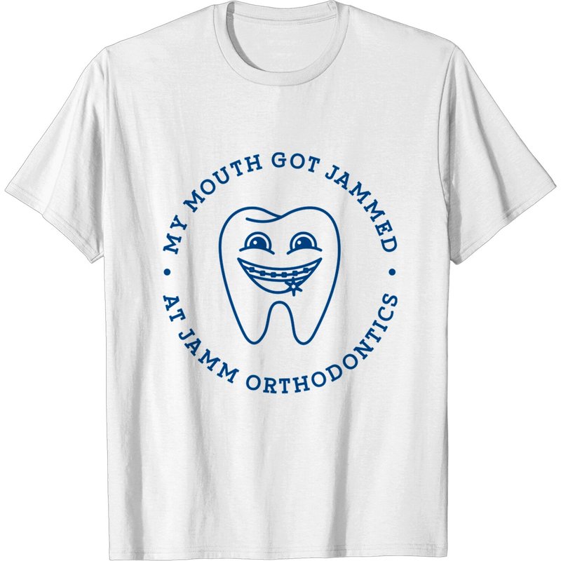 Jamm Orthodontics My Mouth Got Jammed Men's T-Shirt — Mens T Shirts