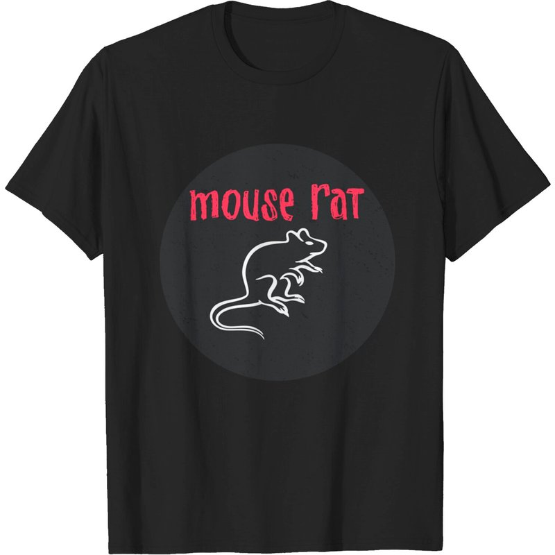 T-shirt Mouse Rat Parks And Rec Distressed Rat pour hommes — T-shirts pour hommes