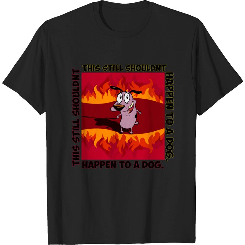 Courage The Cowardly Dog: This Shouldn't Happen T-shirt for Men