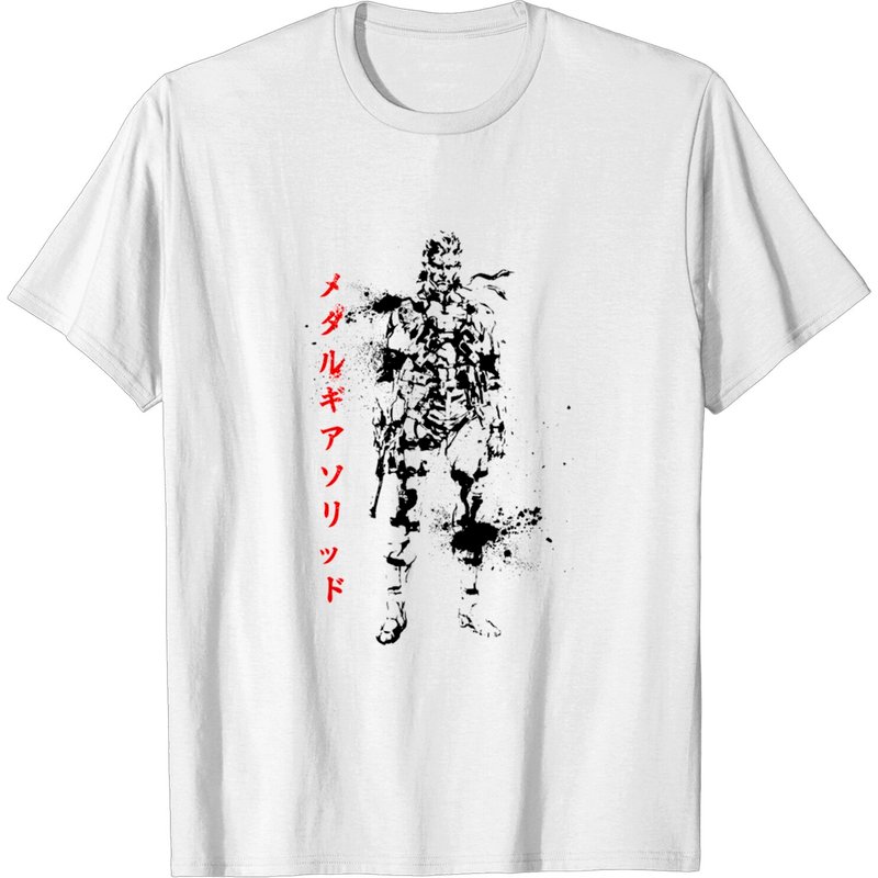 Solid Snake - Metal Gear Solid Men's T-Shirt — Mens T Shirts