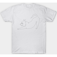 One Line Chihuahua Downward Dog T-Shirt for Men — Mens T Shirts