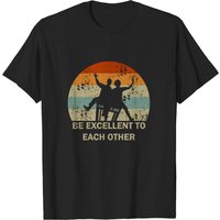 Be Excellent To Each Other Men's T-Shirt in Black