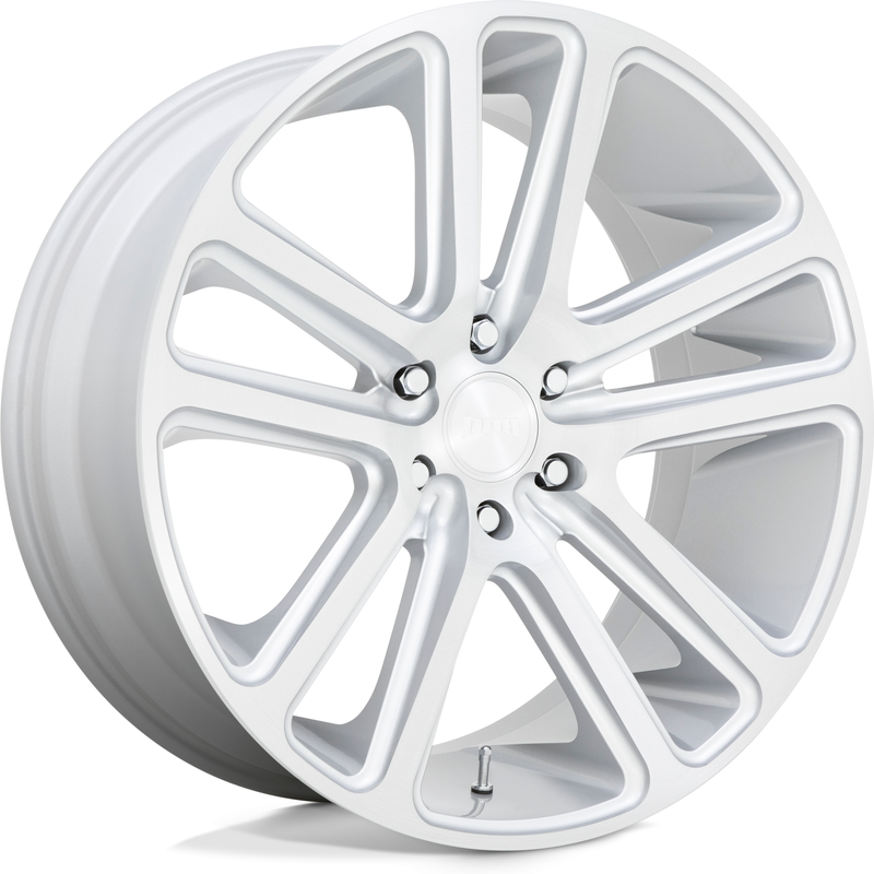 Roues DUB S257 Flex Argent Brossé - 24x10 - Motif de Boulons 6x139.7