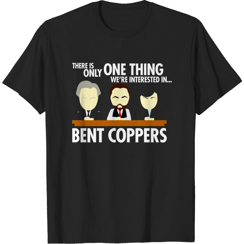 T-shirt pour hommes Bent Coppers Line Of Duty — T-shirts pour hommes