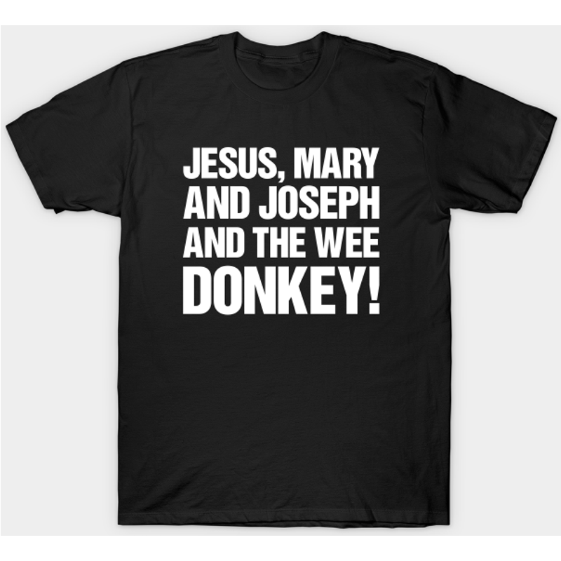 T-shirt Jésus, Marie et Joseph et le petit âne - Line Of Duty — T-shirts pour hommes