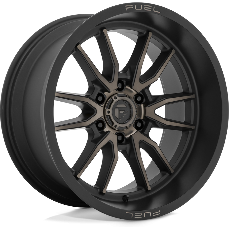 Fuel D762 Clash Machined Tinted Wheels - 22x10 - 6x139.7 -18 Offset — Wheels & Rims