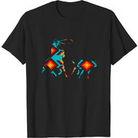 T-shirt pour hommes Vintage Aztec Team Roping — T-shirts pour hommes