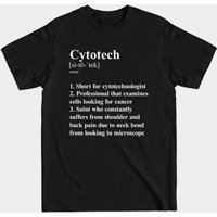 Cytotech Funny Definition Laboratory Cytotechnologist T-Shirt — Mens T Shirts