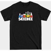 T-shirt Science pour hommes en noir