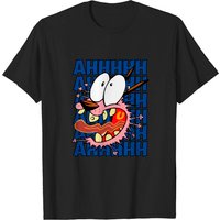 T-shirt pour hommes Courage le chien lâche - Ahhhhh