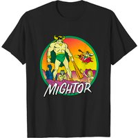 T-shirt pour hommes Mightor Cartoon en noir