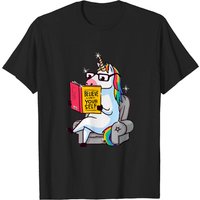 T-shirt Citation Cartoon Croyez en Vous pour Hommes — T-shirts pour hommes