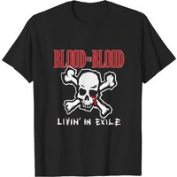 T-Shirt pour Hommes Thème Crâne Blood For Blood — T-shirts pour hommes