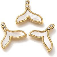 Pendentif Fishtail en Acier Inoxydable 304 avec Plaquage PVD — Breloques et pendentifs
