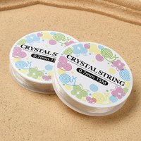 Fil Élastique Cristal Rond pour Création de Bijoux, Transparent — Chaînes, fils et cordons