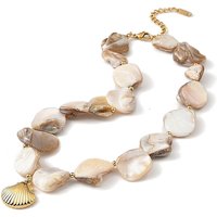 304 Stainless Steel Shell Shape Pendant Necklace for Women — Pendant Necklace